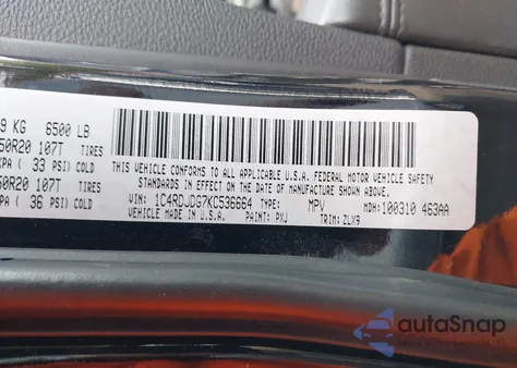 2019 Dodge Durango Gt Plus Awd из США, поврежденный, VIN 1C4RDJDG7KC536664